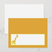Postale Carte de lieu inscriptible Baby Jungle (Devant / Derrière)