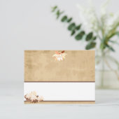 Postale Carte de lieu inscriptible Fleurs orientales (Debout devant)