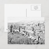 Postale Carte de l'île de Rhodes (Devant / Derrière)