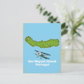 Postale Carte de l'île de São Miguel (Debout devant)