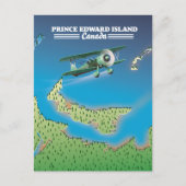 Postale Carte de l'Île-du-Prince-Édouard, Canada. (Devant)