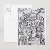 Postale Carte de l'île d'Utopia, Livre frontispece (Devant / Derrière)