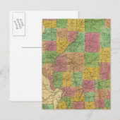 Postale Carte de l'Illinois (Devant / Derrière)