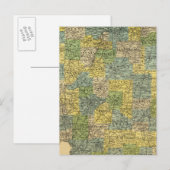 Postale Carte de l'Illinois 2 (Devant / Derrière)