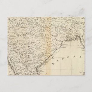 Postale Carte de l'Inde