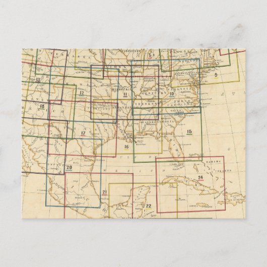 Postale Carte de l'index Explication des signaux utilisés  (Devant)