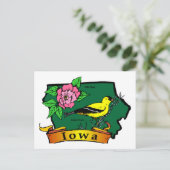 Postale Carte de l'Iowa (Debout devant)
