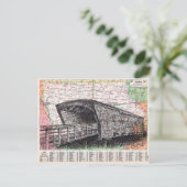 Postale Carte de l'Iowa (Debout devant)