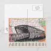 Postale Carte de l'Iowa (Devant / Derrière)