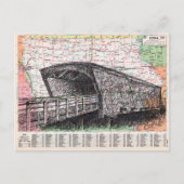 Postale Carte de l'Iowa (Devant)