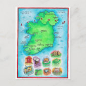 Postale Carte de l'Irlande (Devant)