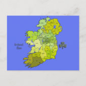 Postale Carte de l'Irlande (Devant)