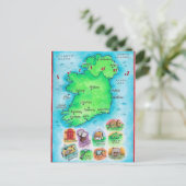 Postale Carte de l'Irlande (Debout devant)