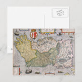 Postale Carte de l'Irlande (Devant / Derrière)