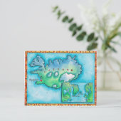 Postale Carte de l'Islande (Debout devant)