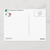 Postale Carte de l'Italie (Dos)