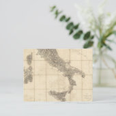 Postale Carte de l'Italie du Sud et des côtes adjacentes (Debout devant)