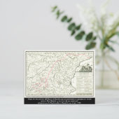 Postale Carte de l'itinéraire Don Quichotte - Cervantes (Debout devant)