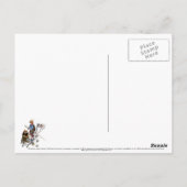 Postale Carte de l'itinéraire Don Quichotte - Cervantes (Dos)