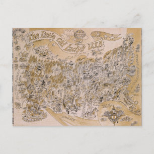 Postale Carte de Little Old Lady's U.S.A.