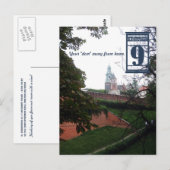 Postale Carte de location de luxe Cracovie (Devant / Derrière)
