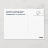 Postale Carte de location de luxe Cracovie (Dos)
