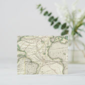 Postale Carte de l'océan Atlantique (Debout devant)