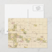Postale Carte de l'Océanie (Devant / Derrière)