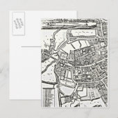 Postale Carte de Loggan d'Oxford, Eastern Sheet (Devant / Derrière)