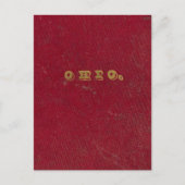 Postale Carte de l'Ohio (Devant)