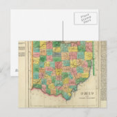 Postale Carte De L'Ohio (Devant / Derrière)