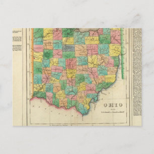 Postale Carte De L'Ohio