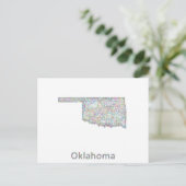 Postale Carte de l'Oklahoma (Debout devant)