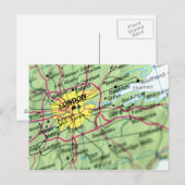 Postale Carte de Londres, Angleterre Street (Devant / Derrière)