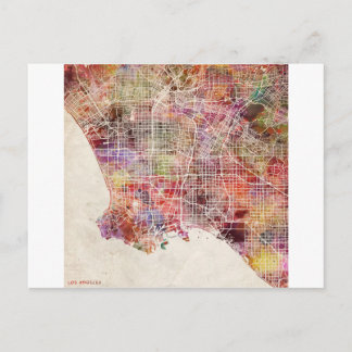 Postale Carte de Los Angeles