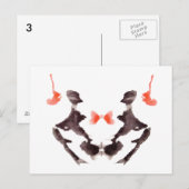 Postale Carte de lot d'encre #3 (Devant / Derrière)