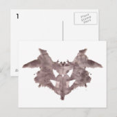 Postale Carte de lot d'encre n° 1 (Devant / Derrière)