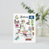 Postale Carte de Louisiane (Debout devant)