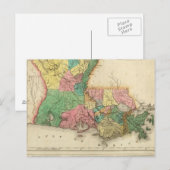 Postale Carte De Louisiane (Devant / Derrière)