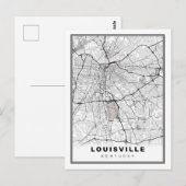 Postale Carte de Louisville (Devant / Derrière)
