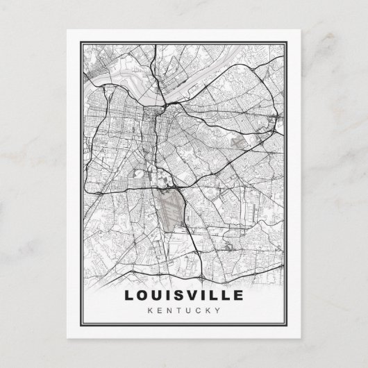 Postale Carte de Louisville (Devant)