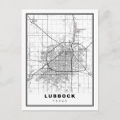Postale Carte de Lubbock (Devant)