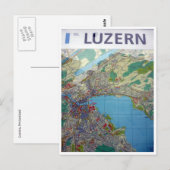 Postale carte de lucerne (Devant / Derrière)