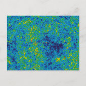 Postale Carte de l'univers de la sonde à micro-ondes WMAP (Devant)