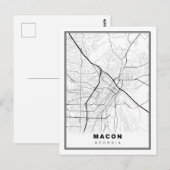 Postale Carte de Macon (Devant / Derrière)