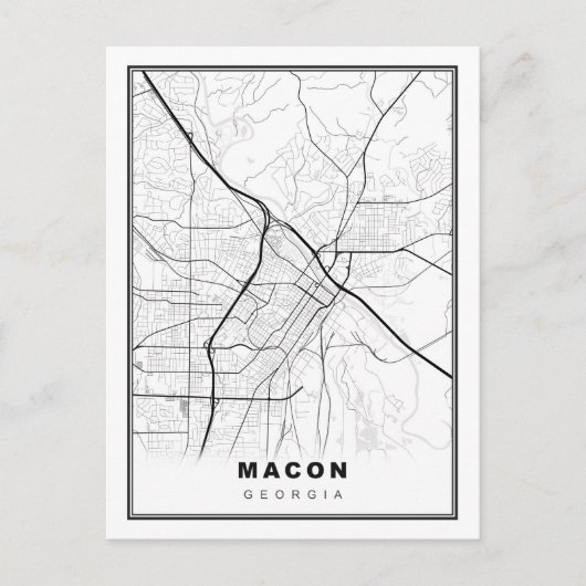 Postale Carte de Macon (Devant)