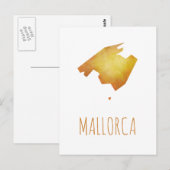 Postale Carte de Majorque (Devant / Derrière)