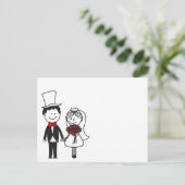Postale Carte de mariage (Debout devant)