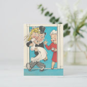 Postale Carte de mariage amusante (Debout devant)