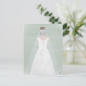 Postale Carte de mariée (Debout devant)